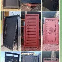 درب آهنی حیاط سنگین