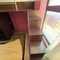 تخت دو طبقه کاملا سالم و جنس خوب و محکم