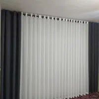 انواع پرده پلیسه مینی‌مال پانچ زبرا نخی عمودی|پرده، رانر، رومیزی|لردگان, |دیوار