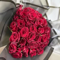 دسته گل پنجاه عدد رز