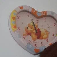 دو ساعت دیواری عروسکی و مشکی طوسی