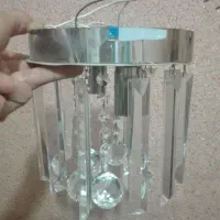 4عدد لوستر آویزی کریستال