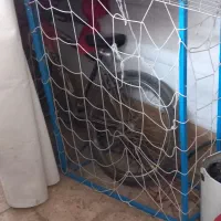 دو عدد تیرک با تور