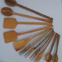 اردوخوری،تخته سرو،قاشق،کفگیر،ملاقه چوبی دستساز|صنایع دستی و سایر لوازم تزئینی|علیآباد کتول, |دیوار