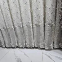 پرده بادوتا پارچه شال خارجی ضخیم وحریر درجه یک|پرده، رانر، رومیزی|اهواز, نادری|دیوار