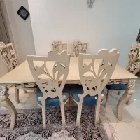 مبلمان ۷ نفره به همراه ناهارخوری و میز عسلی|مبلمان خانگی و میز عسلی|تهران, کرمان|دیوار