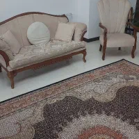 یک دست مبلمان ۷ نفره چوب راش با جلو مبلی|مبلمان خانگی و میز عسلی|هشتگرد, شهرک مهستان ۱|دیوار