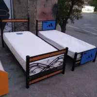 تخت فلزی یکنفره|تخت و سرویس خواب|سنندج, |دیوار