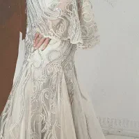 پیراهن مجلسی کارشده