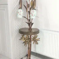 آباژور فلزی برنجی نو در حد بدون رنگ شدی|چراغ خواب و آباژور|خرمآباد, |دیوار