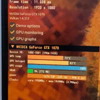 کارت گرافیک GTX 1070 8G zotac|قطعات و لوازم جانبی رایانه|ملایر, |دیوار