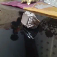 انگشتر عقیق سفید