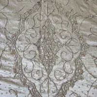 روتختی دست دوز سِرمه روی ساتن،اصل هند|سرویس روتختی|تهران, سعادت‌آباد|دیوار