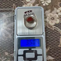 انگشتر عقیق یمنی اصل نقره