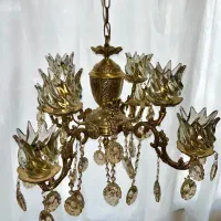 دور لوستر برنجی