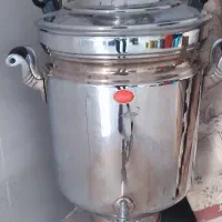 سماورگازی بزرگ مجلسی هیئتی سنگین وزن برنج