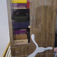 تخت و پای تخته میز کامپیوتر و کمد یک نفره|تخت و سرویس خواب|نقده, |دیوار