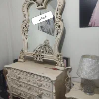 تخت دو نفره با چوب رآش|تخت و سرویس خواب|تهران, والفجر (افسریه)|دیوار