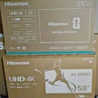 2عدد ال ای دی 55 و55اینچ Haesnse هوشمند 4K آکبند