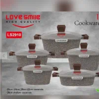 سرویس قابلمه گرانیتی مربعی لاواسمایل|ظروف پخت‌وپز|ارومیه, |دیوار