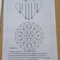 لوستر|لوستر و چراغ آویز|فسا, |دیوار