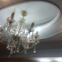 لوستر آنتیک قدیمی|لوستر و چراغ آویز|ری, شهید غیوری (ابن باویه)|دیوار