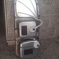 سینک توکار دو لگنه ورق ضخیم|مصالح و تجهیزات ساختمان|کرج, شهرک پردیسان|دیوار