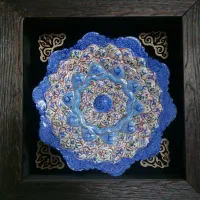 سرویس خواب کودک به همراه تابلوبشقاب میناکاری اصل|تخت و سرویس خواب|خرمآباد, |دیوار