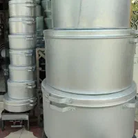 قابلمه دربدارچهارقفل سنگین وتابه مرغ پز صنعتی رویی