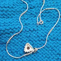 گردنبند نقره زنانه گردنبند یاقوت|جواهرات|نوشهر, |دیوار