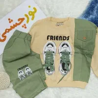 ست بیرونی، بلوز دورس و شلوار کتان|کفش و لباس بچه|شیراز, بهارستان|دیوار