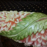 حکاکی هندوانه ومیوه آرایی شب یلدا|خدمات پذیرایی، مراسم|محمدیه-قزوین, |دیوار