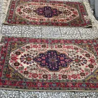 جفت قالیچه دستبافت تبریز|فرش|رشت, ساغری سازان|دیوار