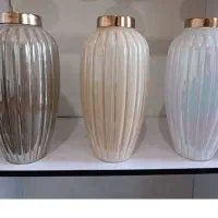 گلدان بلور دو پوست