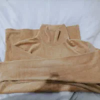 بولیز یقه اسکی زمستانی مخمل کبریتی رنگ کرم|ورزشهای زمستانی|زرند, |دیوار