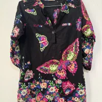 شومیز تمام نخ ترک