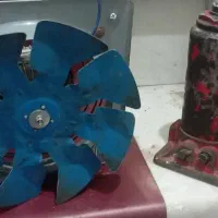 هواکش موتور فن ۱۰ یخچالی و جک روغنی ۳ونیم تنی