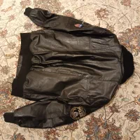 کاپشن چرم اصل بادیگاردی|لباس|کهریزک, |دیوار