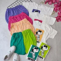 ست کراپ شورتک زنانه پنبه عمده