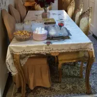 یک دست مبلمان استیل سلطنتی مدل فرهی ۴ گل ۹ نفره|مبلمان خانگی و میز عسلی|تهران, اختیاریه|دیوار