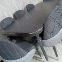 میز ناهار خوری 8 نفره در حد آکبند سالم سالم