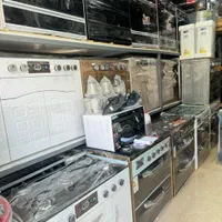 اجاق گاز طرح فر کابینتی استیل لعابی