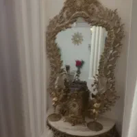 آینه شمعدان|آینه|تاکستان, |دیوار