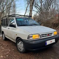 پراید وانت مدل ۹۸ بدون نقطه و رنگ در حد صفر