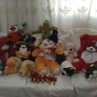 18عدد عروسک پلیشی بزرگ و کوچیک