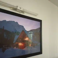 تابلو کلبه چراغ دار در حدنو