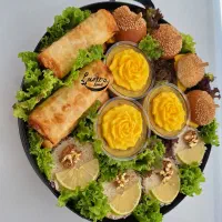 فینگرفود دسر ژله سالاد کیک حلوا