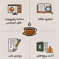 کافی نت »ساخت پاورپوینت  ویرایش متن اکسل تحقیق