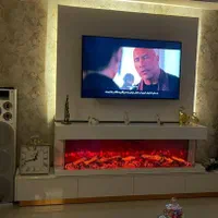 شومینه برقی سه طرفه|بخاری، هیتر، شومینه|آمل, |دیوار