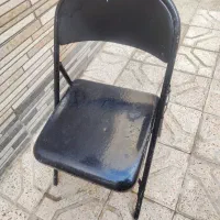 صندلی تاشو فلزی اهنی سالم